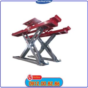Cầu nâng cắt kéo kiểm tra góc đặt bánh xe Carleo