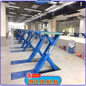 Cầu nâng cắt kéo carleo 3,5 tấn