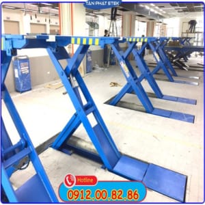 Cầu nâng cắt kéo carleo 3,5 tấn