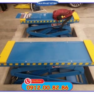 Cầu nâng cắt kéo 3 tấn nâng bụn Carleo