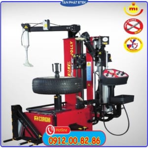 Máy ra vào lốp xe con corghi tự động