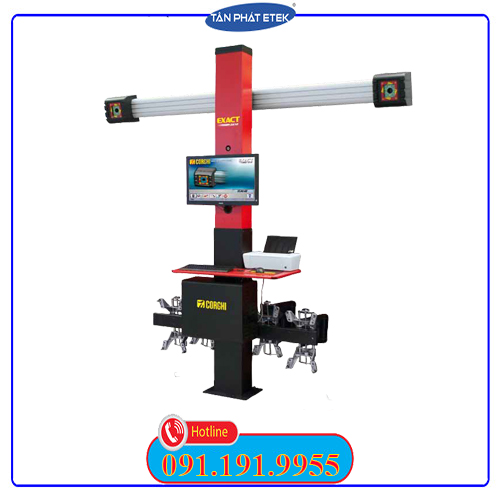 Thiết bị kiểm tra góc đặt bánh xe 3D với 2 camera EXACT LINEAR Thiết bị kiểm tra góc đặt bánh xe 3D với 2 camera EXACT LINEAR