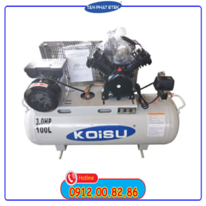 Máy nén khí piston 100 lít 3hp koisu